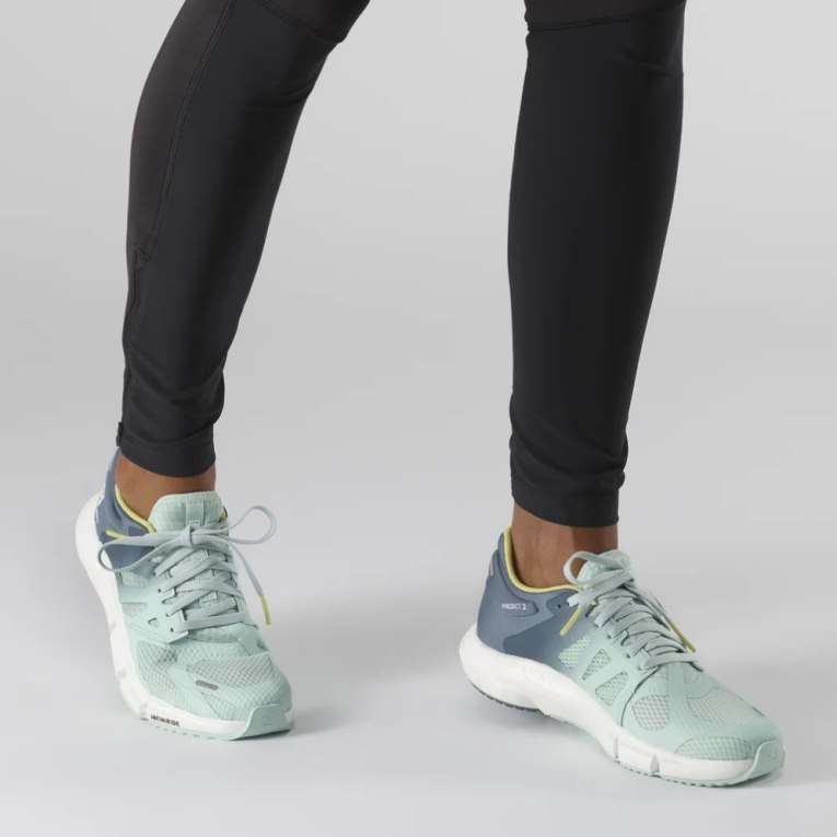 Salomon Predict 2 Women's Running Shoes Blue / Mint | CA 56Z87